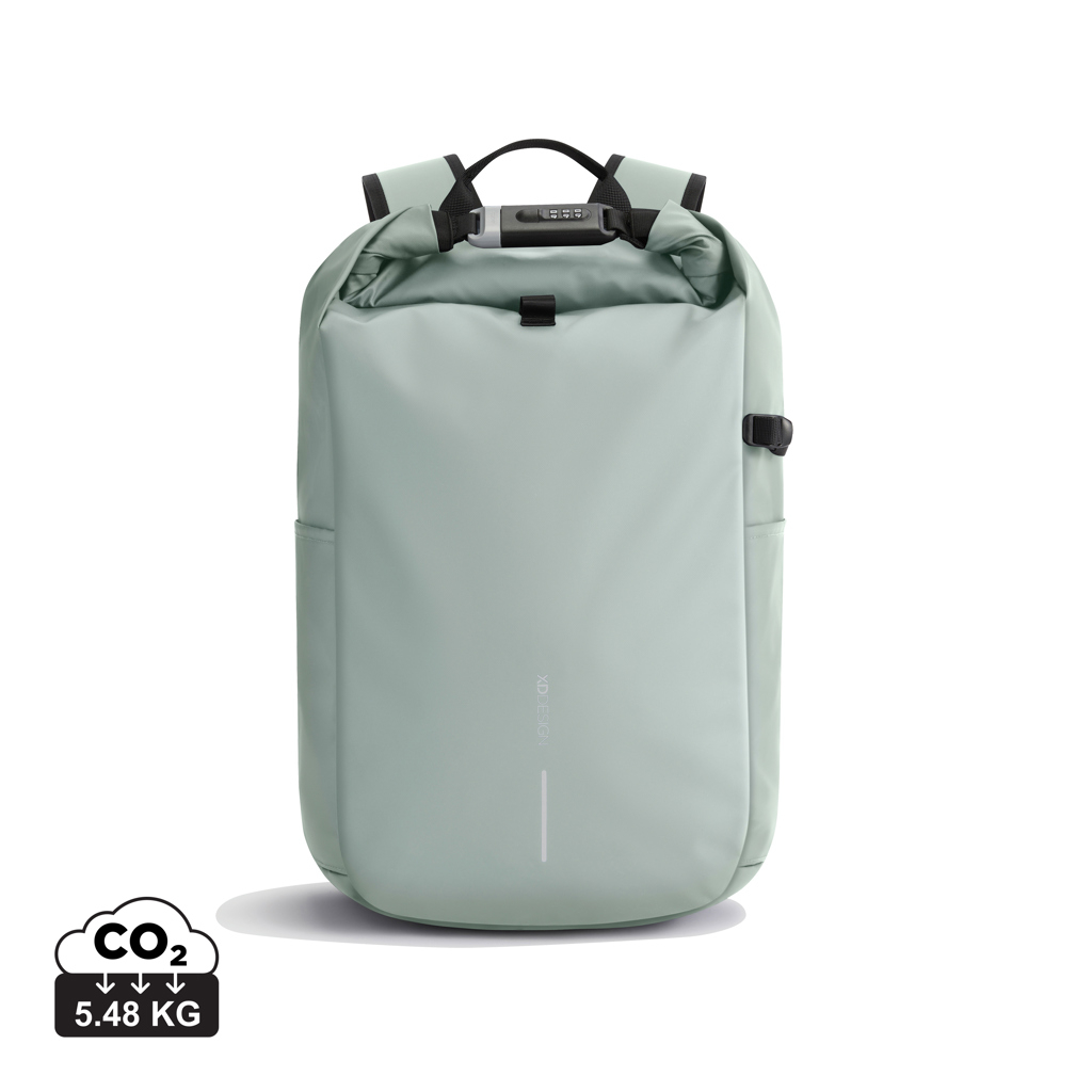 Sac à dos antivol et étanche promotionnel Urban Iceberg green et noir